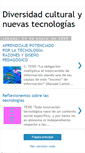 Mobile Screenshot of diversidadculturalynuevastecnologas.blogspot.com