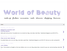 Tablet Screenshot of debsworldofbeauty.blogspot.com