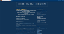 Desktop Screenshot of horizoncounseling.blogspot.com