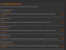 Tablet Screenshot of invisiblefinishline.blogspot.com