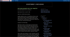 Desktop Screenshot of cosfordsreviews.blogspot.com