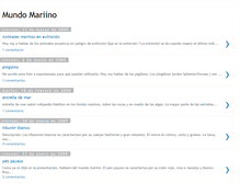 Tablet Screenshot of mundomariino.blogspot.com