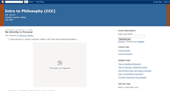 Desktop Screenshot of cccphilosophy09.blogspot.com