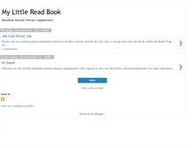 Tablet Screenshot of mylittlereadbook.blogspot.com