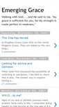 Mobile Screenshot of emerginggrace.blogspot.com