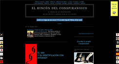 Desktop Screenshot of elrincondelconspiranoico.blogspot.com