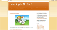 Desktop Screenshot of learningissofun.blogspot.com