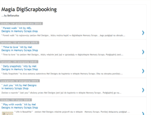 Tablet Screenshot of magiadigiscrapbooking.blogspot.com