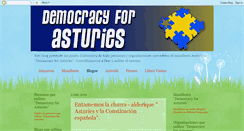 Desktop Screenshot of democracyforasturies.blogspot.com