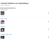 Tablet Screenshot of jornadasolidariamadreselva.blogspot.com