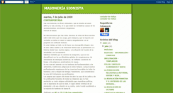 Desktop Screenshot of masoneriasionista.blogspot.com