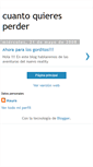 Mobile Screenshot of cuantoskilosquieresperder.blogspot.com