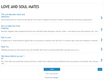 Tablet Screenshot of loveandsoulmates.blogspot.com