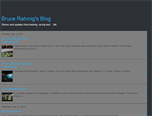 Tablet Screenshot of brucerahmig.blogspot.com
