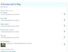 Tablet Screenshot of 4sissonsandadog.blogspot.com