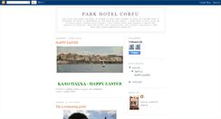 Desktop Screenshot of parkhotelcorfugreece.blogspot.com