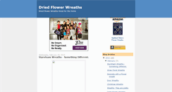 Desktop Screenshot of driedflowerwreaths.blogspot.com