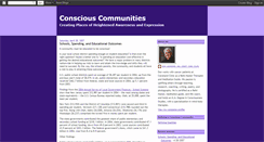 Desktop Screenshot of consciouscommunities.blogspot.com