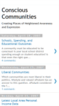 Mobile Screenshot of consciouscommunities.blogspot.com