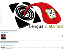 Tablet Screenshot of lenguadiacritica.blogspot.com