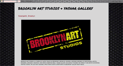 Desktop Screenshot of brooklynartstudiosnyc.blogspot.com