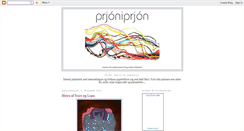 Desktop Screenshot of prjoniprjon.blogspot.com