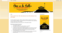 Desktop Screenshot of cinealacalle.blogspot.com