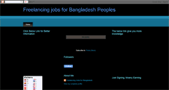 Desktop Screenshot of freelancebangladesh.blogspot.com