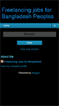 Mobile Screenshot of freelancebangladesh.blogspot.com
