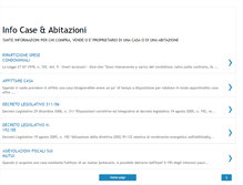 Tablet Screenshot of infocaseabitazioni.blogspot.com