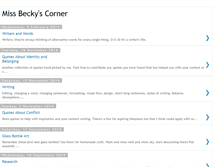 Tablet Screenshot of missbeckycorner.blogspot.com