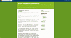Desktop Screenshot of culinarycraig.blogspot.com