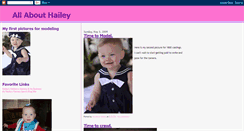 Desktop Screenshot of haileyannjohnson.blogspot.com