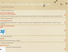 Tablet Screenshot of herramientasvirtualesparalaeducacion.blogspot.com