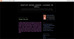 Desktop Screenshot of dentistdownunder.blogspot.com