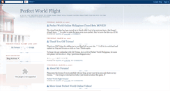 Desktop Screenshot of perfectworldflight.blogspot.com