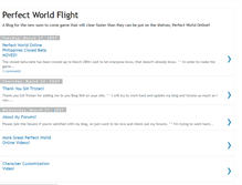 Tablet Screenshot of perfectworldflight.blogspot.com