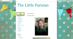 Desktop Screenshot of littleparisian.blogspot.com