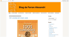 Desktop Screenshot of ferranalexandri.blogspot.com