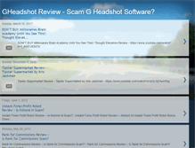 Tablet Screenshot of gheadshotreview-scam-bonus.blogspot.com