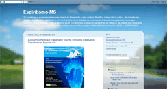 Desktop Screenshot of espiritismo-ms.blogspot.com