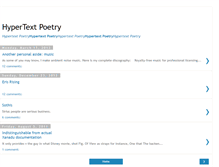 Tablet Screenshot of hypertextpoetry.blogspot.com