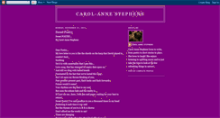 Desktop Screenshot of carol-stephens.blogspot.com