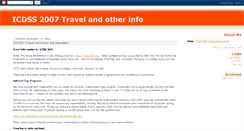 Desktop Screenshot of icdss2007.blogspot.com