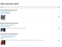 Tablet Screenshot of miss-universe-2012.blogspot.com