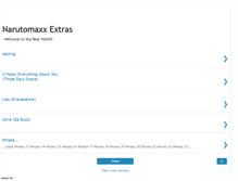 Tablet Screenshot of narutomaxxextras.blogspot.com