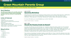 Desktop Screenshot of greenmountainparents.blogspot.com