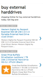 Mobile Screenshot of buyexternalharddrives.blogspot.com