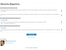 Tablet Screenshot of deporteyderecho.blogspot.com