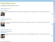 Tablet Screenshot of chefedwardlee.blogspot.com